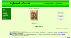 Desktop Screenshot of orthodoxen.nl