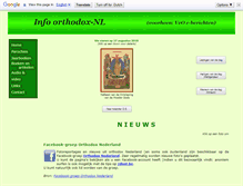 Tablet Screenshot of orthodoxen.nl